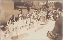 AI 4 Foto-AK Appenzell Prozession Fronleichnam ? 1924