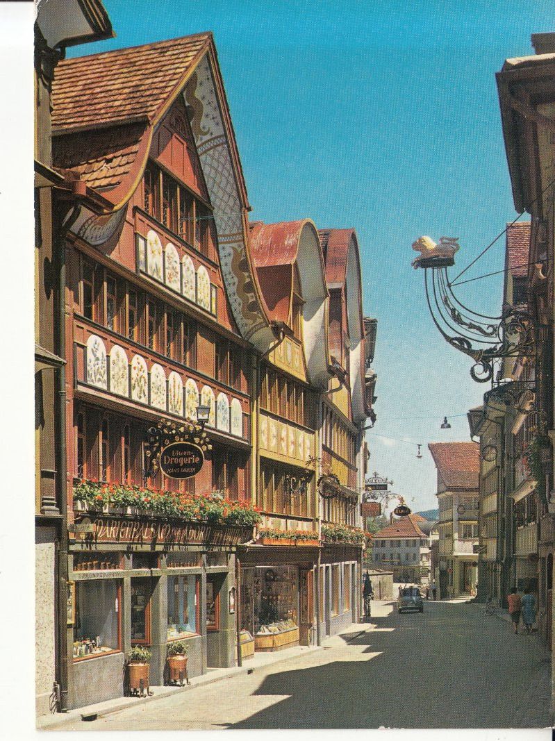 Cartoline postali: Appenzell 1963 – Usato da Bürglen TG venduto da StampGraf