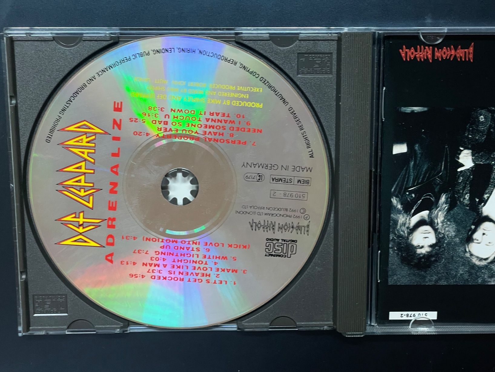 CDs: Def Leppard – Adrenalize – Gebraucht aus Muri b. Bern von AdidasCollector 1