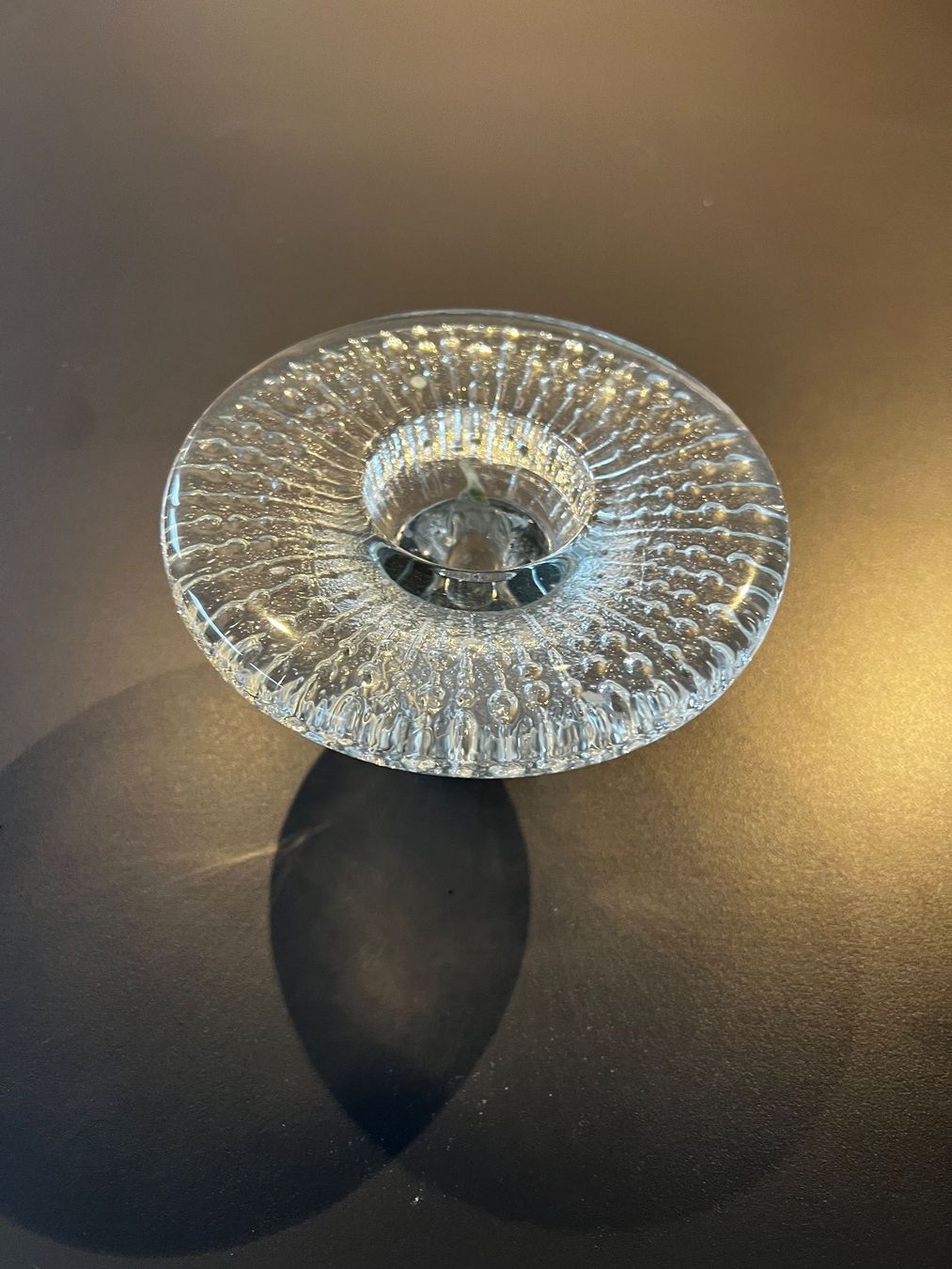 Glasi Hergiswil Portacandele: Kerzenständer Hergiswiler-Glas – Usato da Hinterkappelen venduto da rum_y52q 1