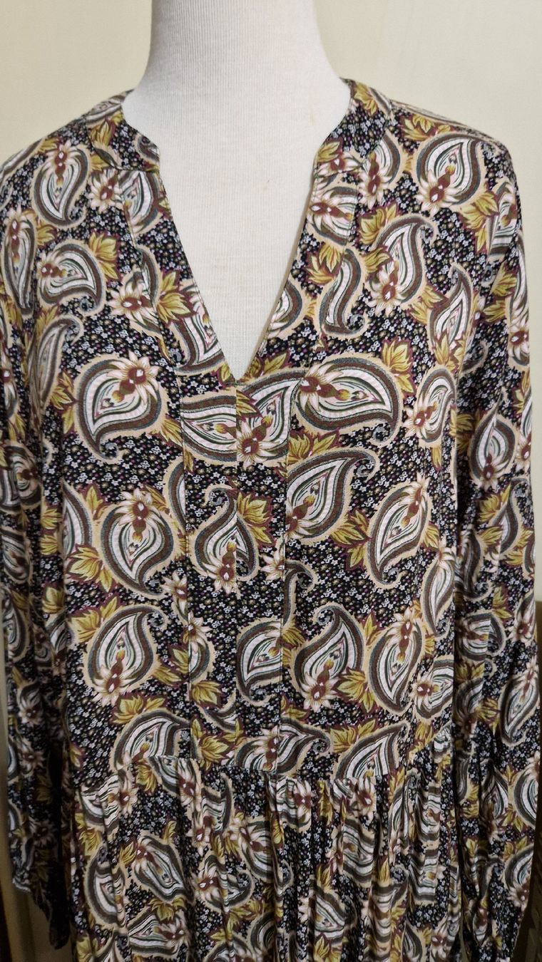 Ulla Popken Kleider: Studio Untold Maxikleid Paisley Gr. 42/44 – Neu (gemäss Beschreibung) aus Oberengstringen von Sheera7 1