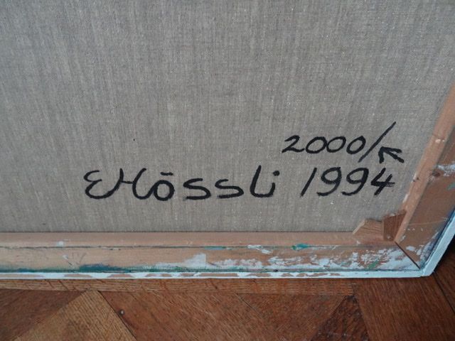 Dipinti: Elisabeth Hössli Original Gemälde – Usato da Bütschwil venduto da Biberli59 1