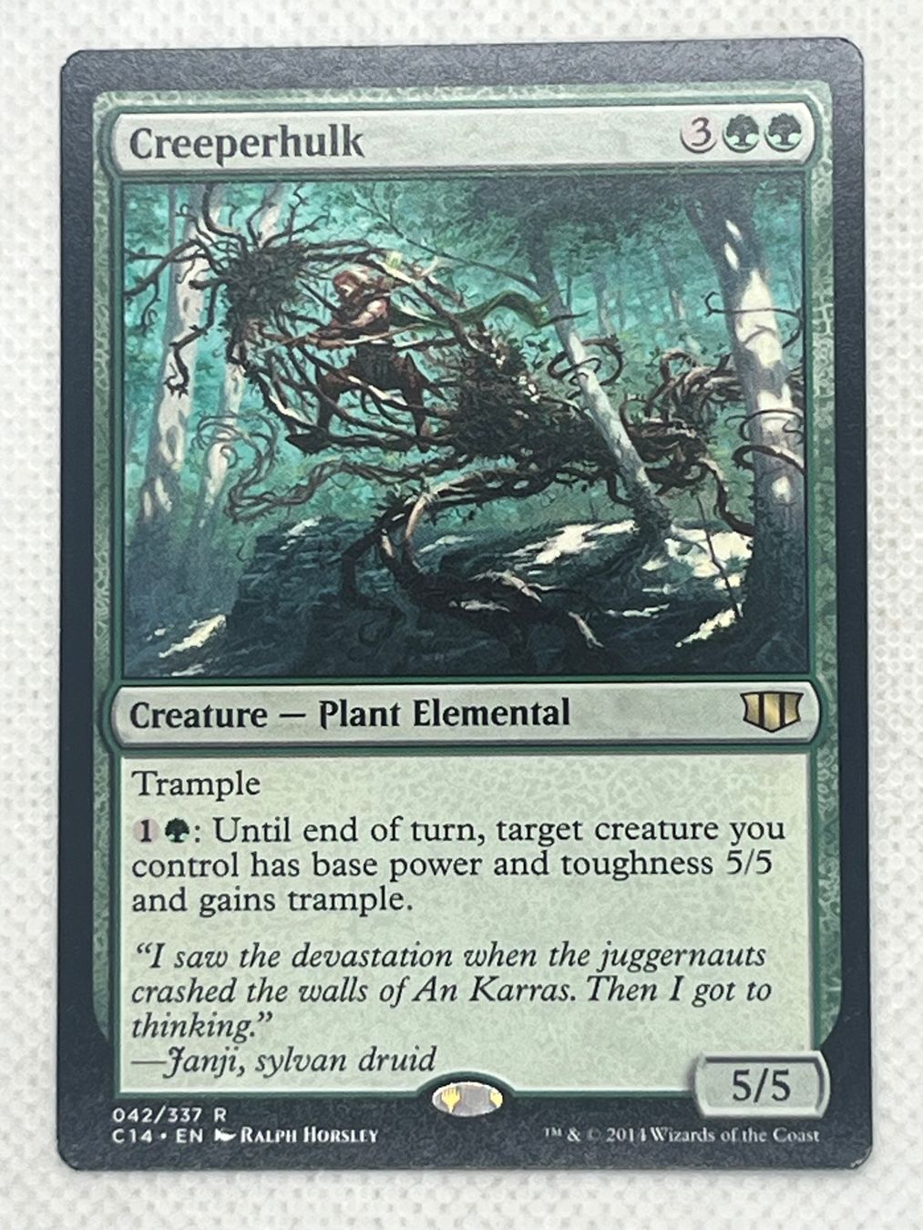 Magic The Gathering Carte collezionabili: MTG Creeperhulk C14 42 Englisch Rare – Usato da Hinterkappelen venduto da Kim1992