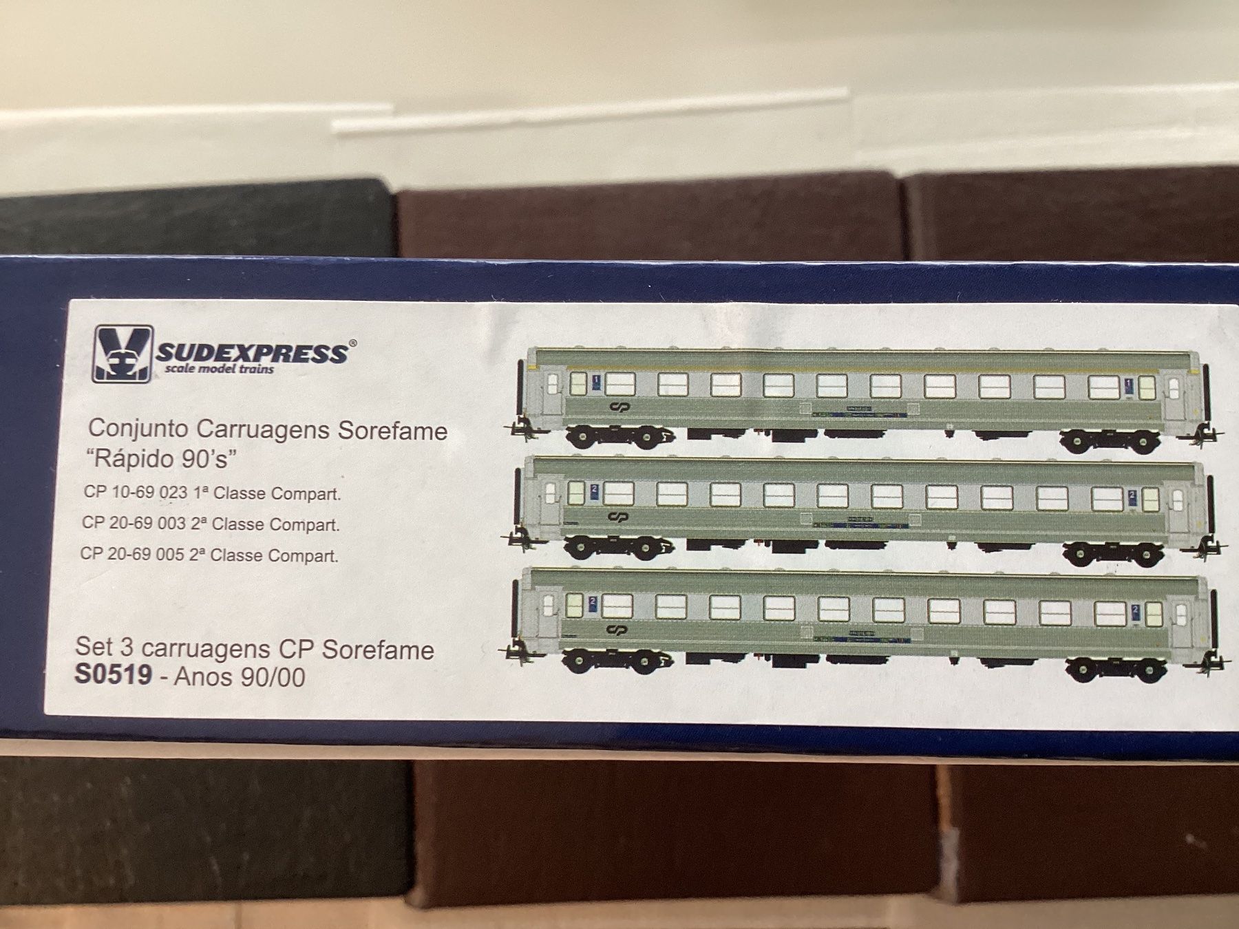 Modellini di ferrovie: Sudexpress S0519  Set 3Wagen CP – Usato da Rudolfstetten venduto da Gwyneth2 1