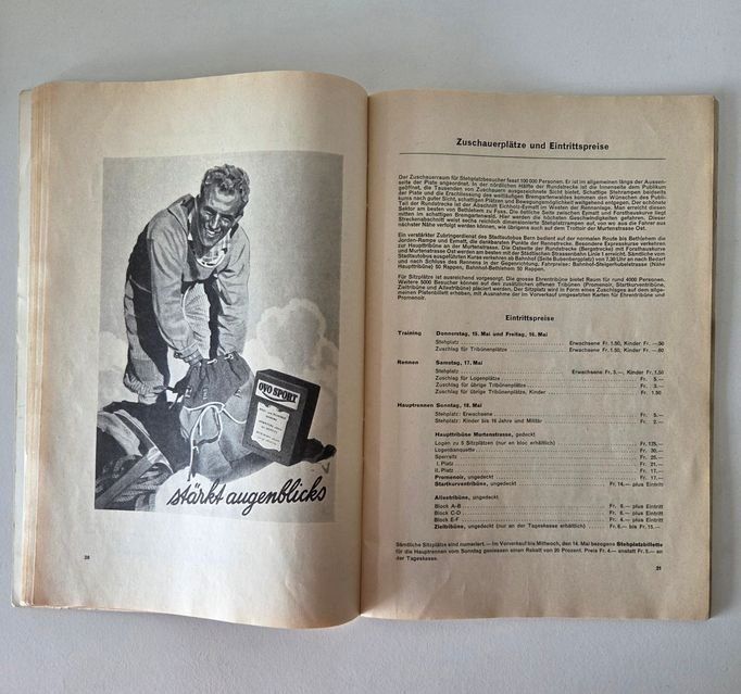 Alfa Romeo Dokumente: Programmheft Grand Prix Bern 1952 GP Schweiz Autorennen – Gebraucht aus Schenkon von Elbarto007 3