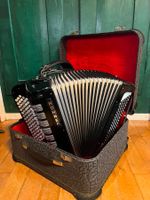 Hohner Knopfakkordeon schwarz mit Koffer gebraucht