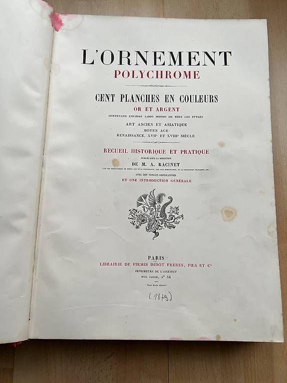 Livres: Originalband, Das Polychrome Ornament – D'occasion à Allschwil par Hesch13 2