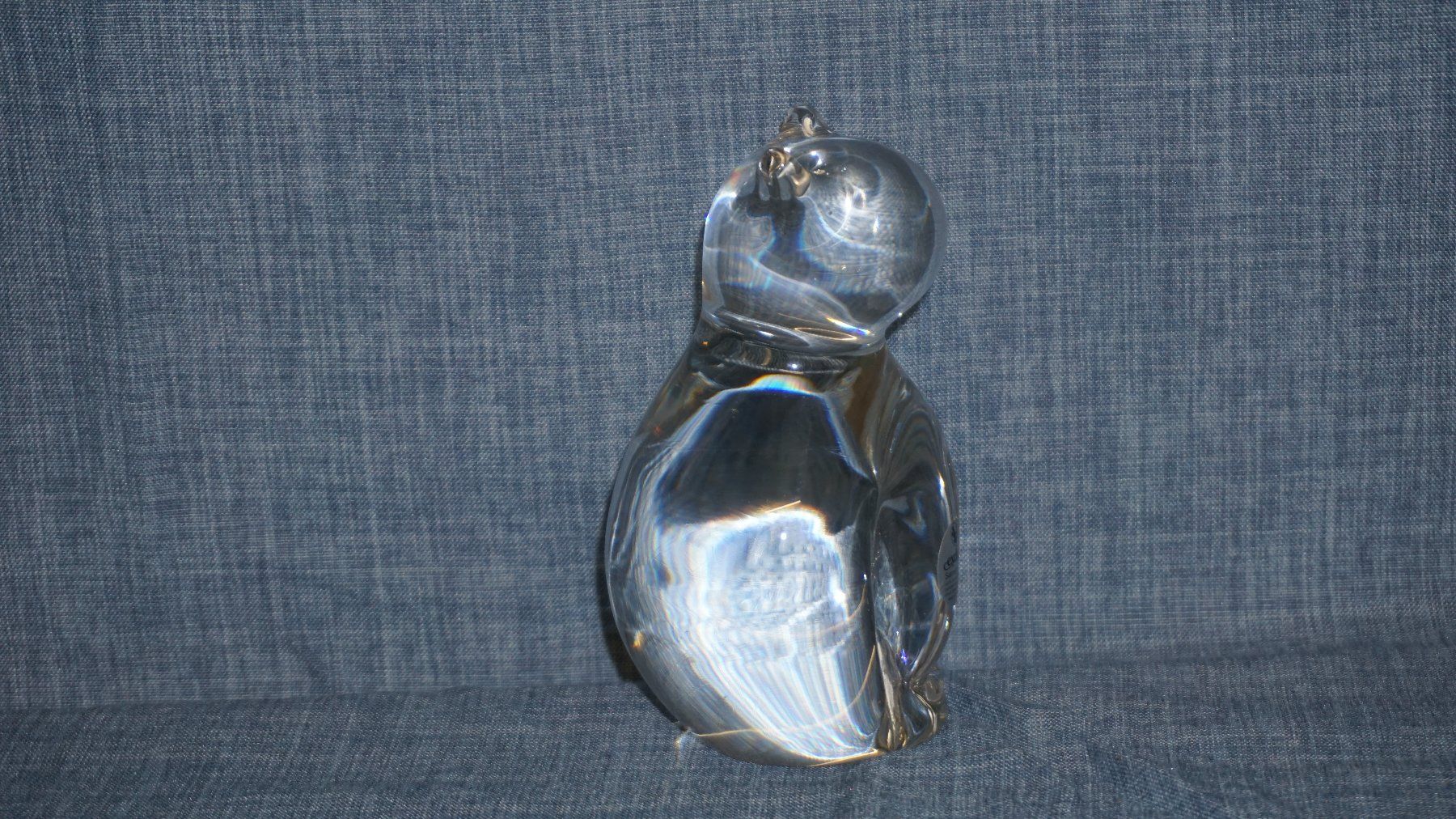 Bicchieri: Katze sitzend aus Glas – Usato da Diessbach b. Büren venduto da Crocharry 2