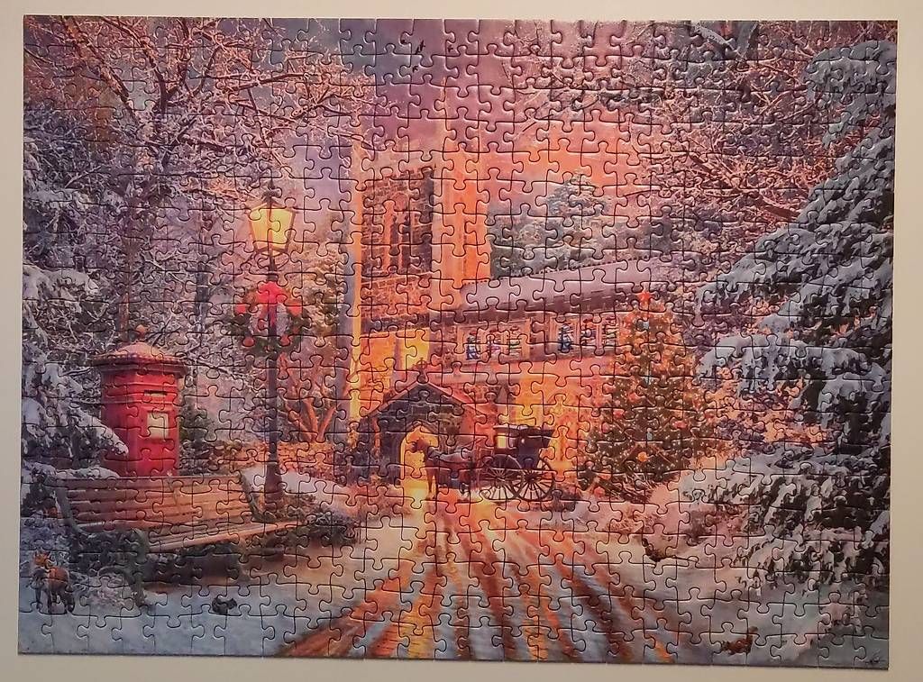 Puzzle: Puzzle 500 Teile: "Funkelnde Weihnachten", Ravensburger – Usato da Zug venduto da dom_j2s6