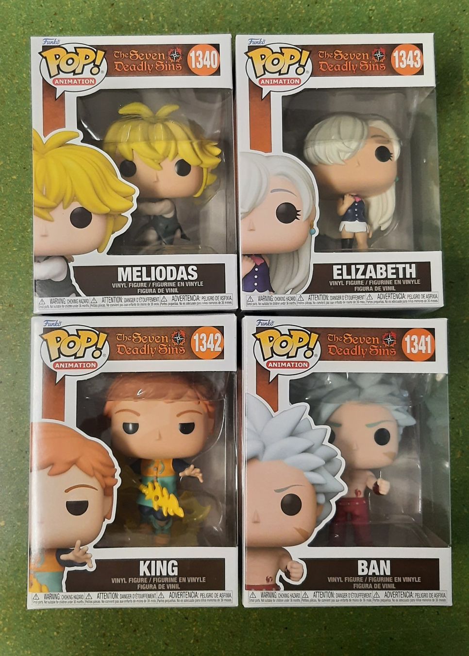 Funko Figuren: Funko Pop The Seven deadly sins – Neu und originalverpackt aus Le Sentier von