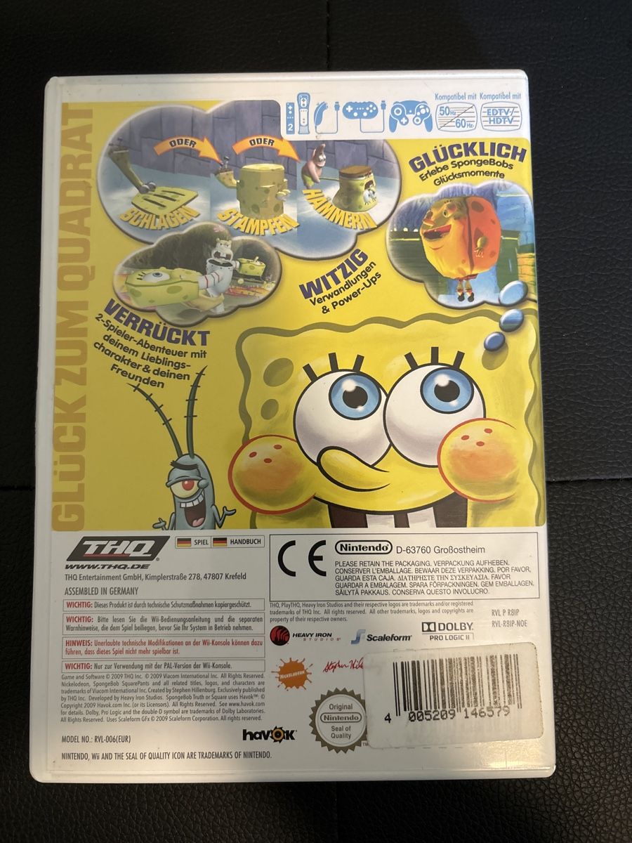 Giochi: Spongebob Eiskalt Entwischt - Wii – Usato da Balgach venduto da robkgu 1