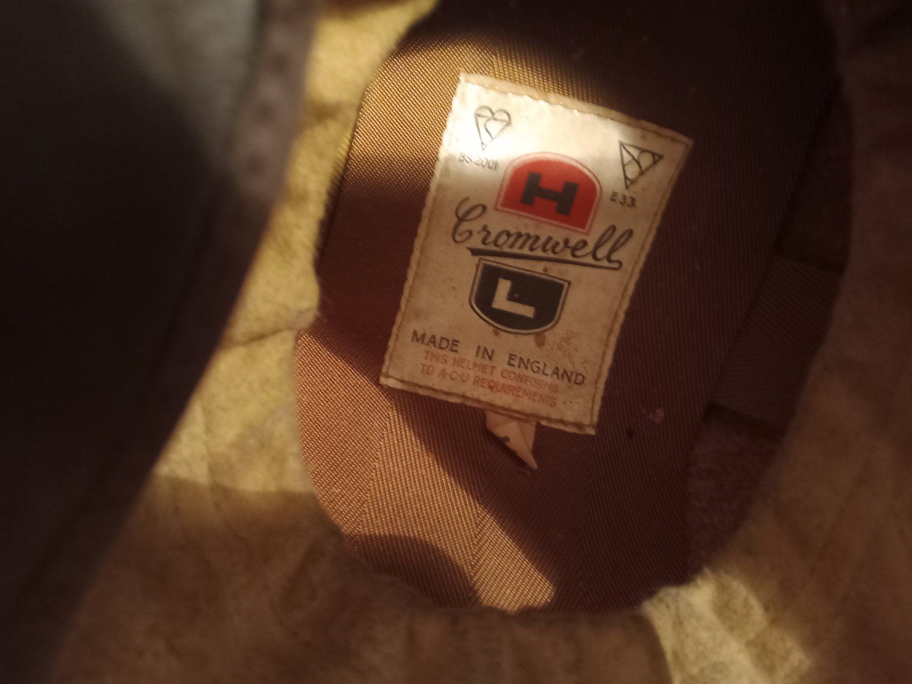 Antike Kleidung: CROMWELL Helm Casque Oldtimer Motorrad Helm Antik – Gebraucht aus Prez-vers-Siviriez von Monija70 7