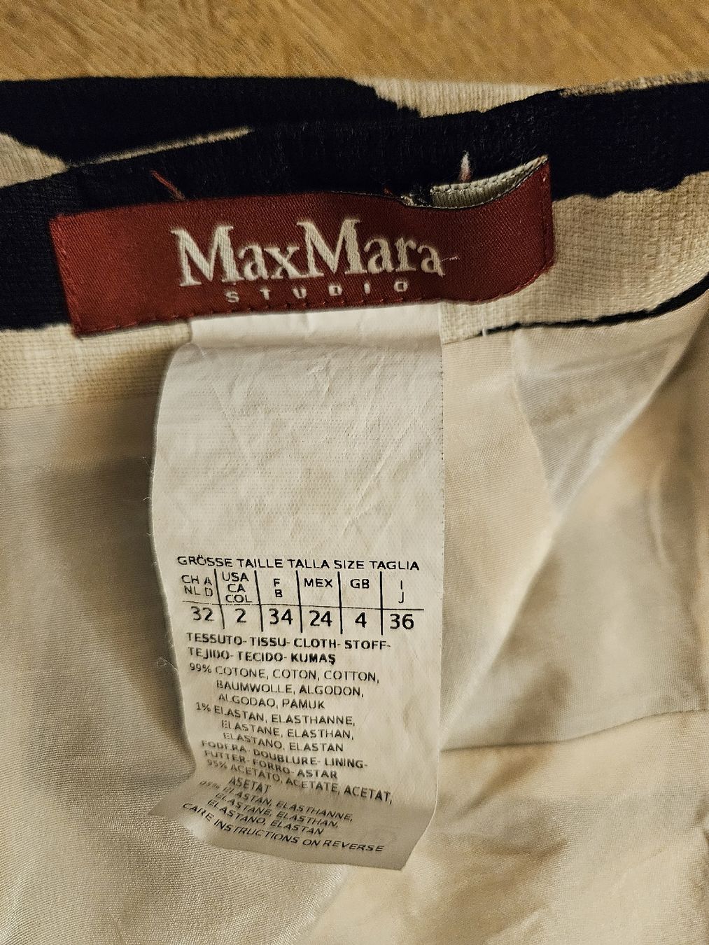 Max Mara Röcke: Max Mara Studio Rock, Zebra Muster, Gr. 34 – Neu (gemäss Beschreibung) aus Rhäzüns von inf_rcj7 3