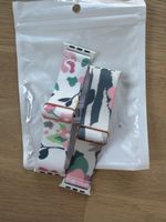 2 Apple Watch Armbänder 40mm Stoff Blumenmuster neu