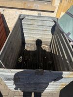 Metallbox  Transportbehälter mit stabler Vorrichtung