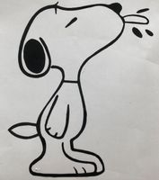 Snoopy Aufkleber für Top Angebot