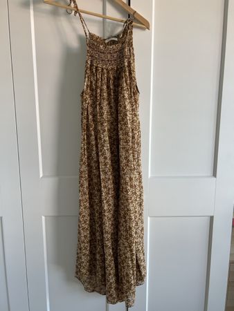 Kleid DOEN geblümt braun Grösse M neuwertig