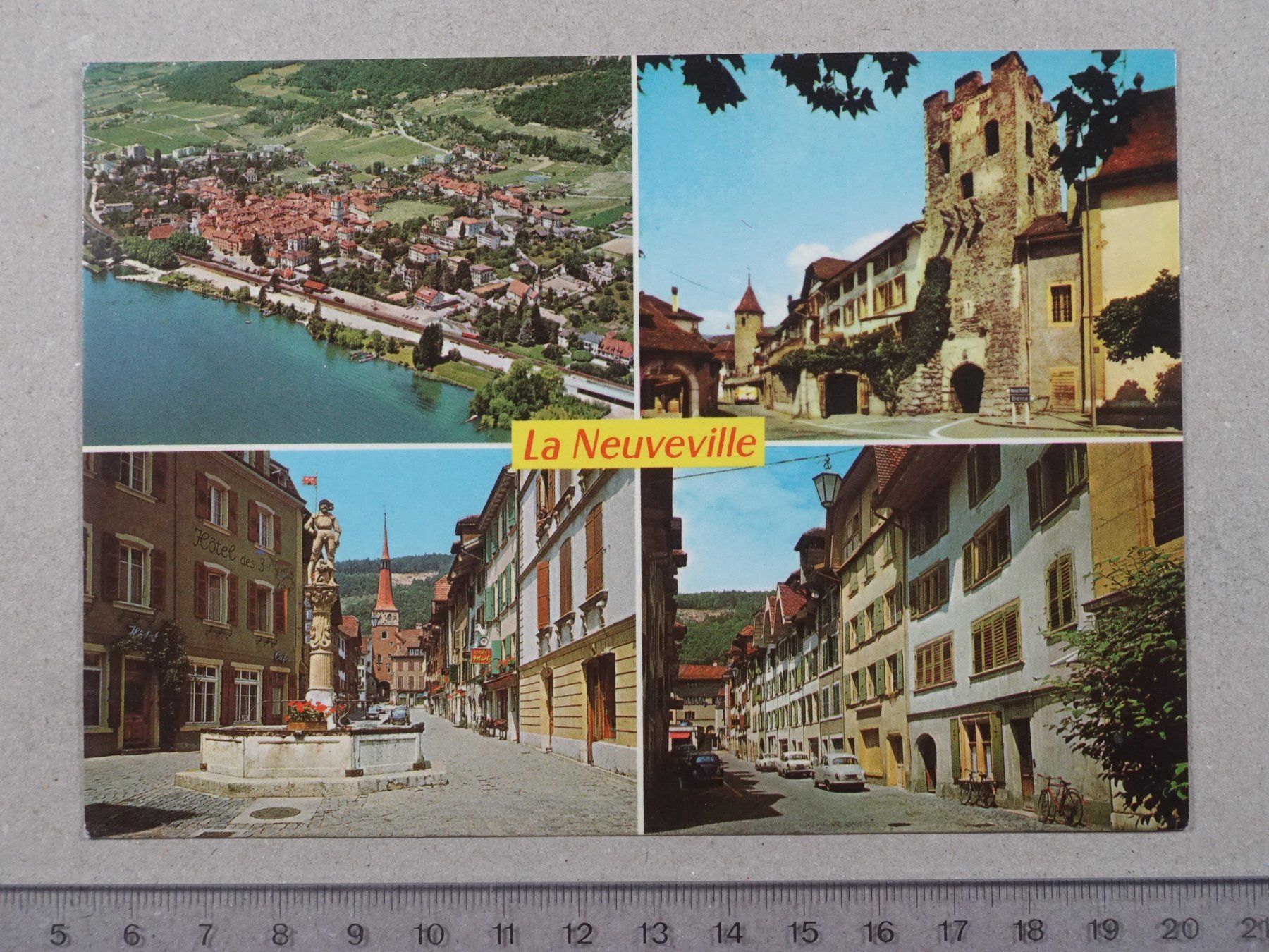 Cartoline postali: La Neuveville – Usato da Lenzburg venduto da fh1