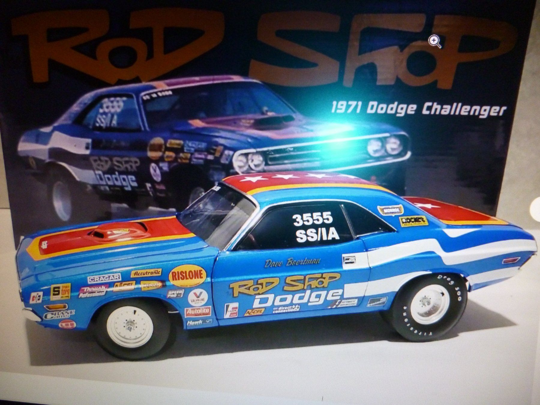 Dodge Modellautos: Dodge Challenger 1971"Rod-Shop" Atomic 1:18 – Neu und originalverpackt aus Niederwil SG von Kaicorner03