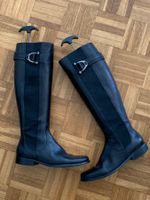 Navyboot Lederstiefel Gr. 38 schwarz