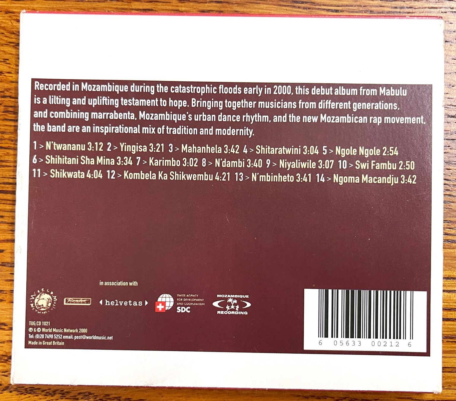 CD: Mabulu - Karimbo CD – Usato da Oftringen venduto da Vucki 1