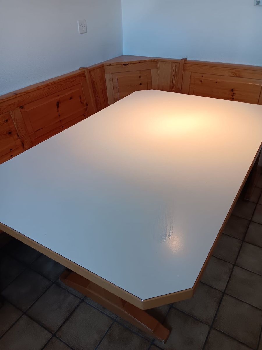 Tische: Ecktisch aus Holz – Gebraucht aus Obernau von Bekka. 2