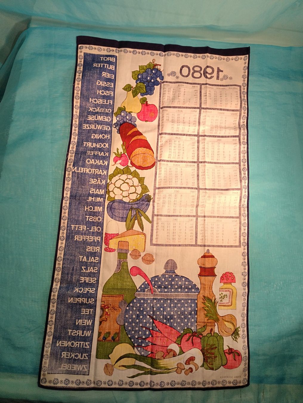 Kalender: Stoffkalender 1980, Fisba-Stoffels – Gebraucht aus Bellach von JingleCherry 1
