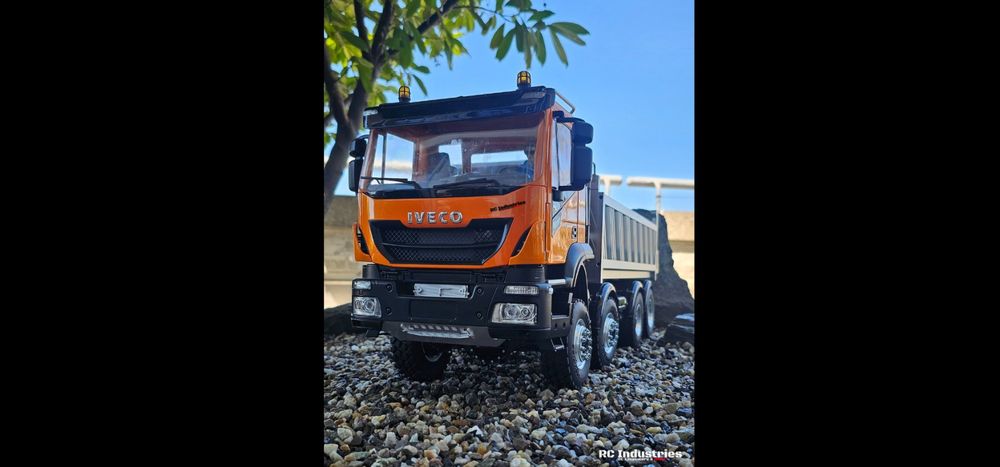 LESU 1/14 Metall-Anhänger Mit Hydraulischer Hebebühne – Bausatz Für RC-Traktormodell (unmontiert & Unlackiert)