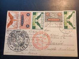 Graf Zeppelin 1930, Stempel Romanshorn 16.V.30 Bild Elgg/ZH
