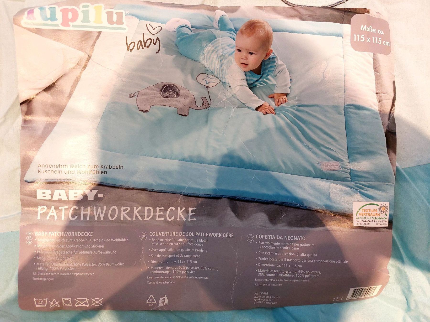 Coperte: Baby-Patchworkdecke von lupilu – Usato da Wikon venduto da Lukas80