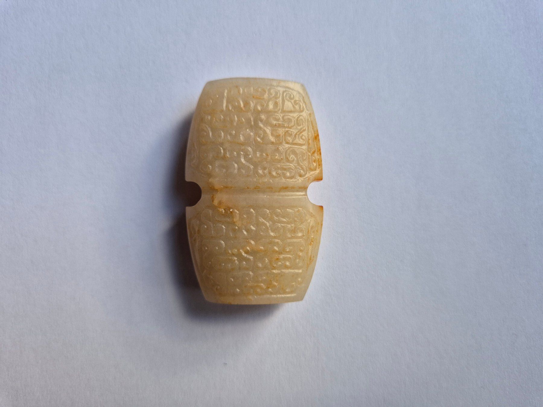 Ciondoli: Funf Nephrit Jade Objekte, Muschel, Taotie, Drachen, Phoenix – Usato da Sils im Domleschg venduto da piz53 3