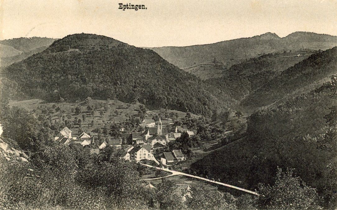 Cartoline postali: Eptingen   BL       um  1 9 1 1 – Usato da Brig venduto da Valcards54
