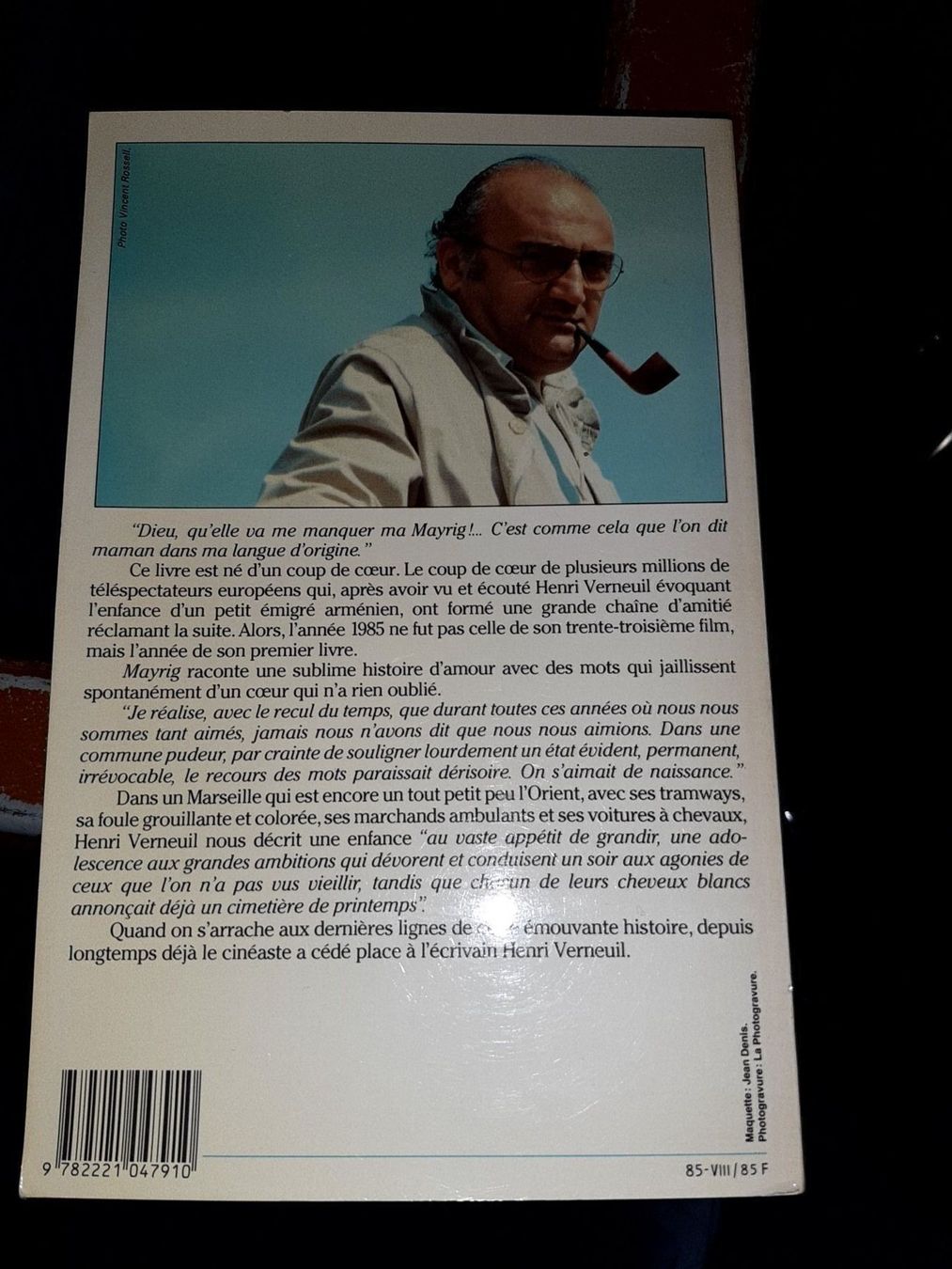 Libri: henri verneuil mayrig livre – Usato da Le locle venduto da juliensaran 2