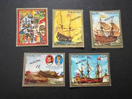 Paraguay Schiffe Aufdruck Muestra ** Luxus  (D439)