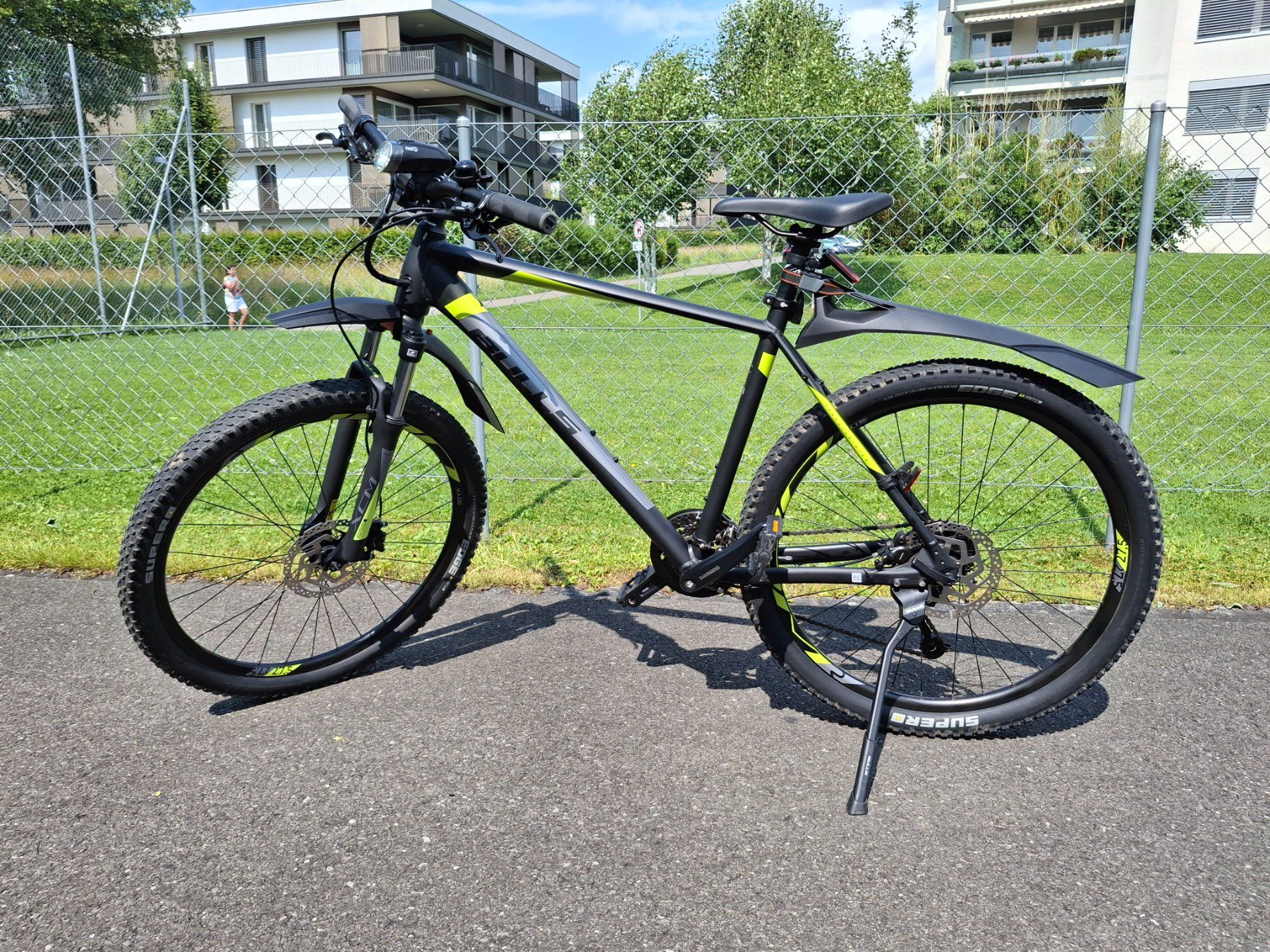 ktm fahrrad 24 zoll Wild Cross Jugend-MTB 7-Gang Kettenschaltung 24 Zoll blau Sport & Freizeit Romet Huragan Disc Rennrad Chic Storage Farbe:Blau-Weiß
