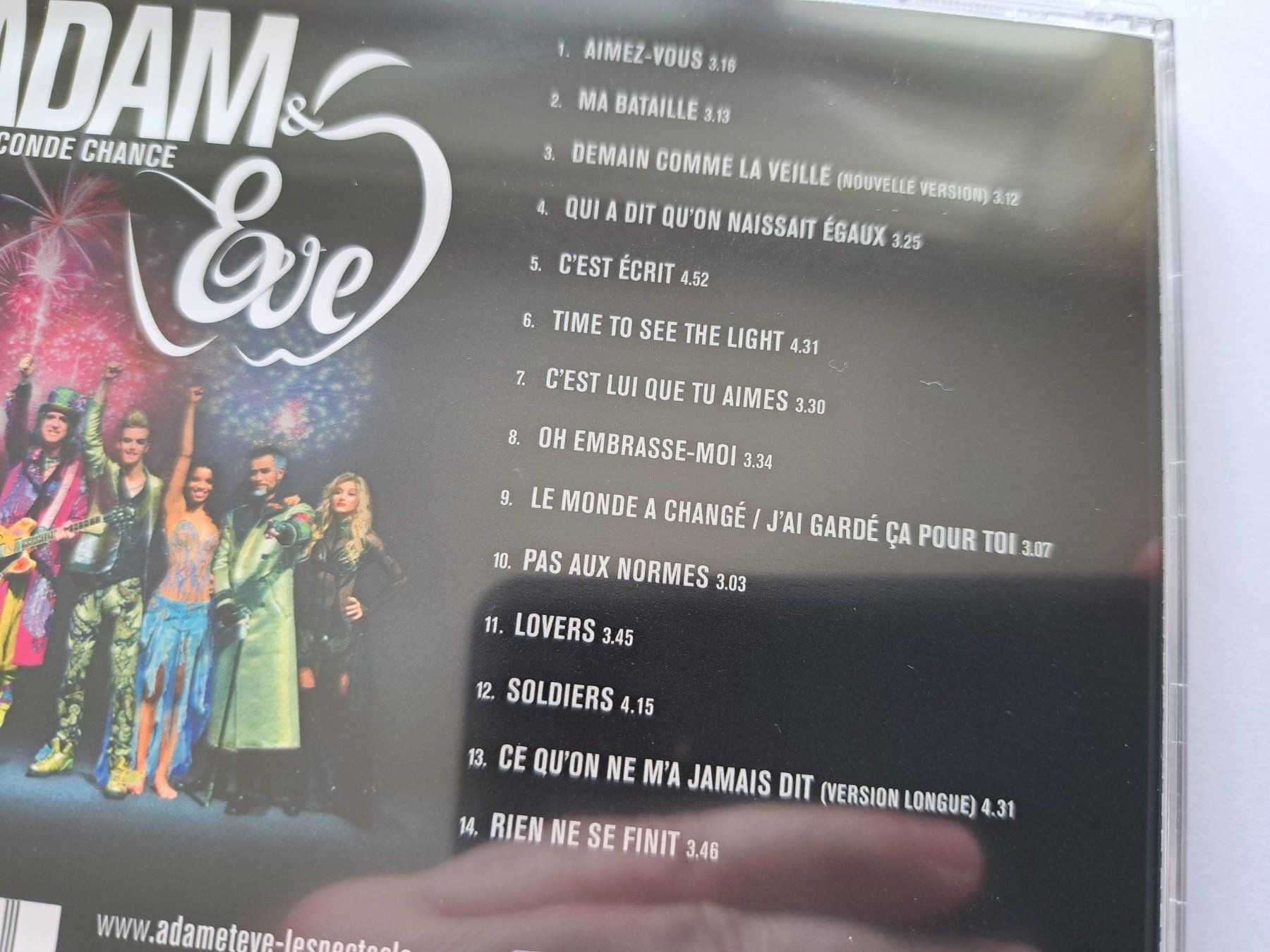 CDs: Cd Adam & Eve - La seconde chance - Album 2  – Gebraucht aus Pully von bro_n52j 3