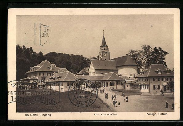 Cartoline postali: Bern, Schweizer Landes-Ausstellung 1914, – Usato da Berlin venduto da bartko-reher