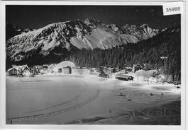 Arosa - Vollmondnacht am Obersee im Winter