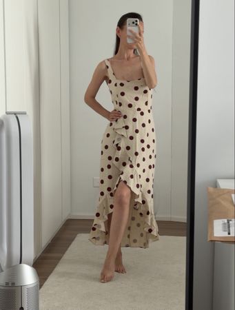 Zara linen dress 