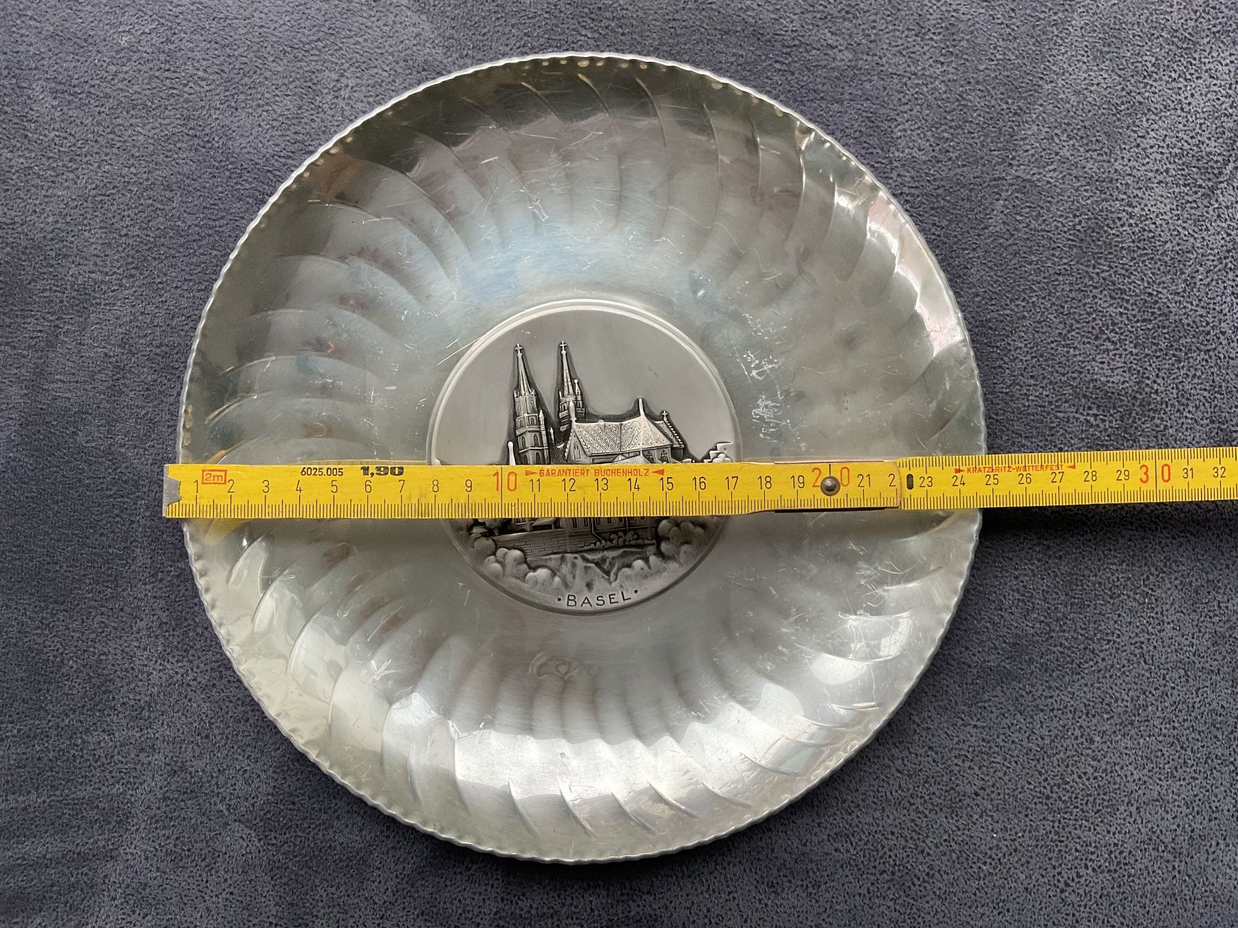 Piatti: Vintage Wandteller, Basel mit Münster – Usato da Adliswil venduto da bei_2b57 3