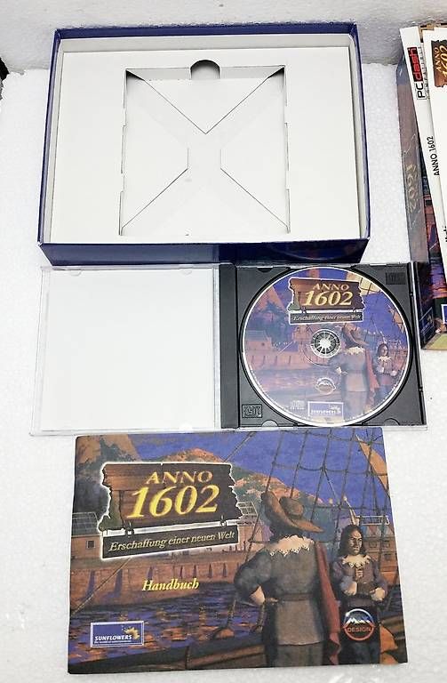Giochi: ANNO 1602 BIG BOX PC CD-ROM GAME DE KOMPLETT – Usato da Reinach BL venduto da mon_89wb 1