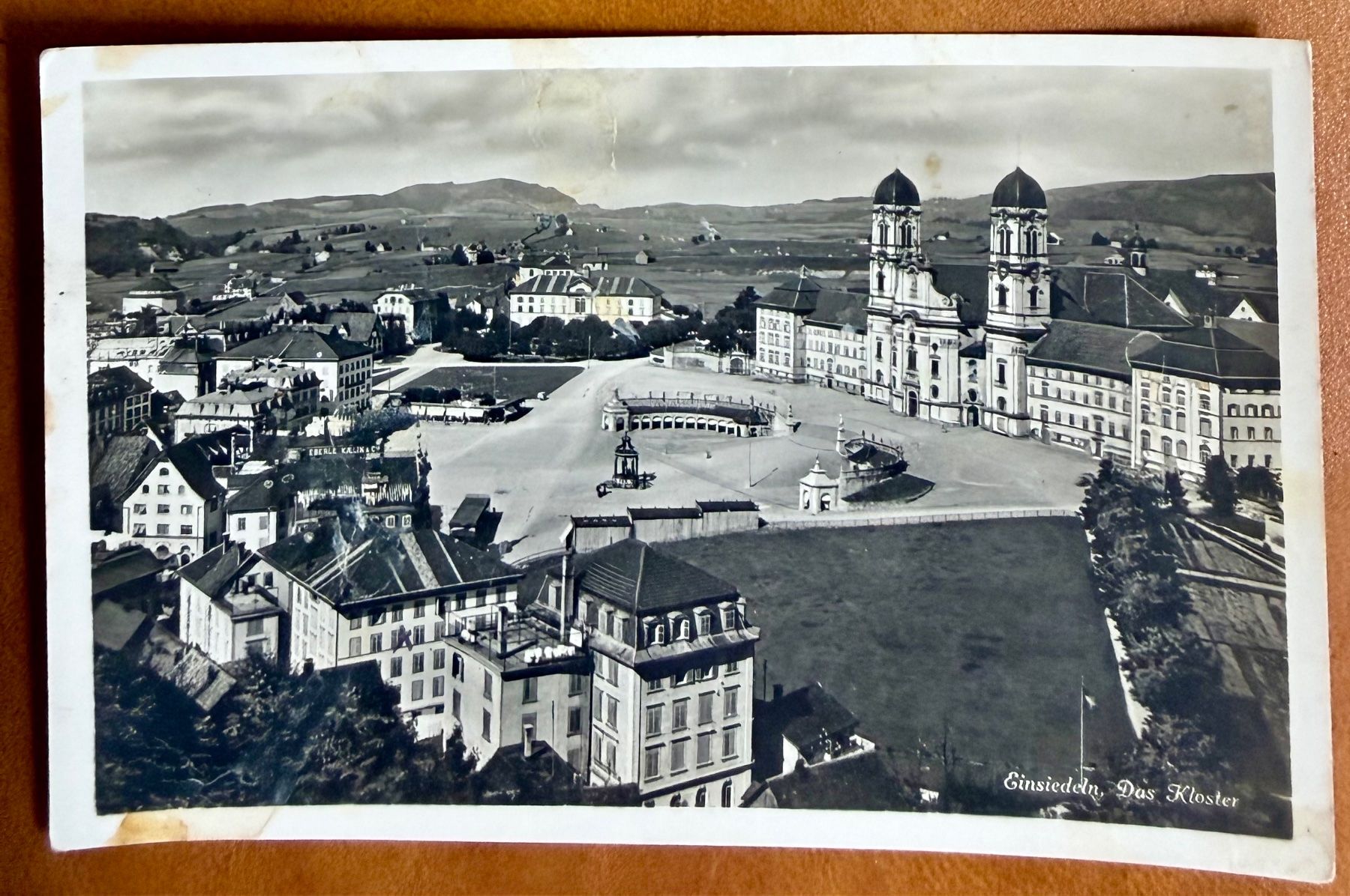 Cartoline postali: Einsiedeln - Kloster 1931 – Usato da Lutry venduto da Ediego