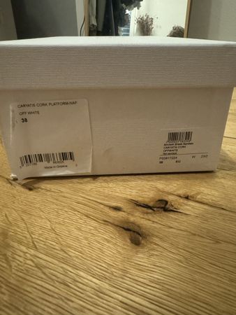 Plateau Sandalen CARYATIS aus Leder Grösse 38 Off White