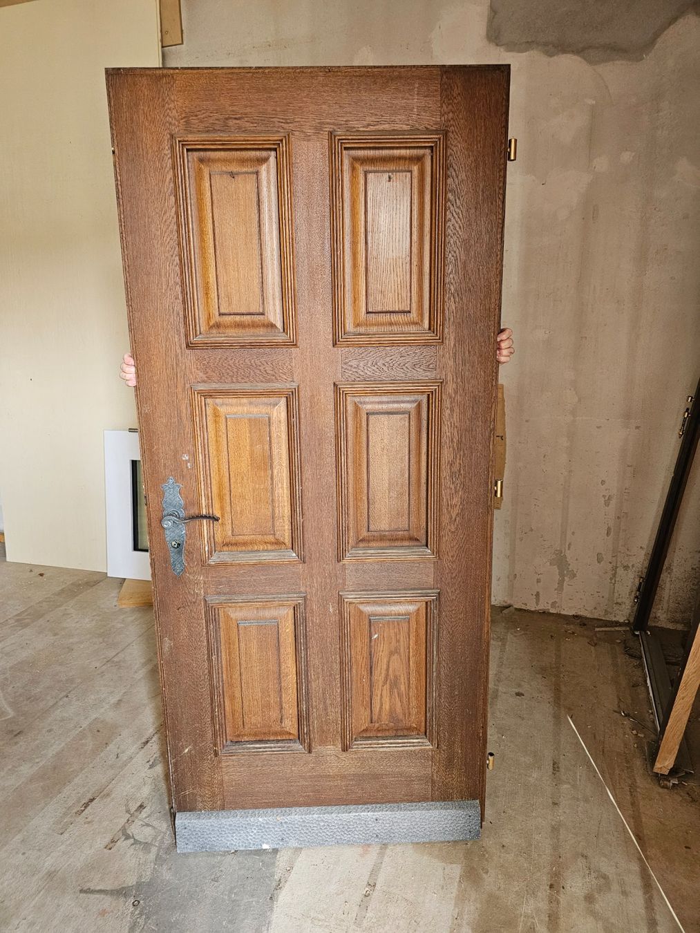 Porte: Eingangstüre aus Massivholz Eiche – Usato da Wisen SO venduto da davidave