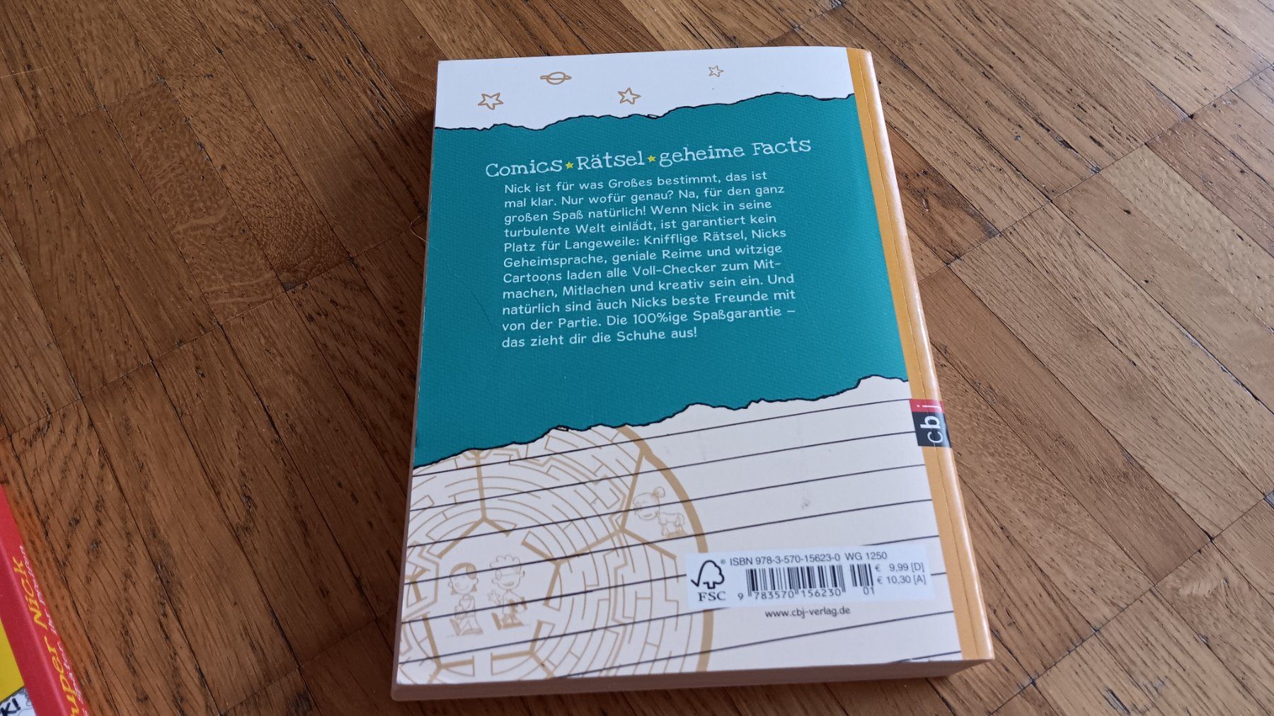 Libri: Super Nick, 3 Romane und ein Comic Rätsel Buch – Usato da Dietikon venduto da Rabia 7