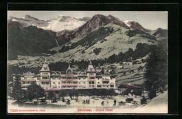 AK Adelboden, Blick zum Grand Hotel