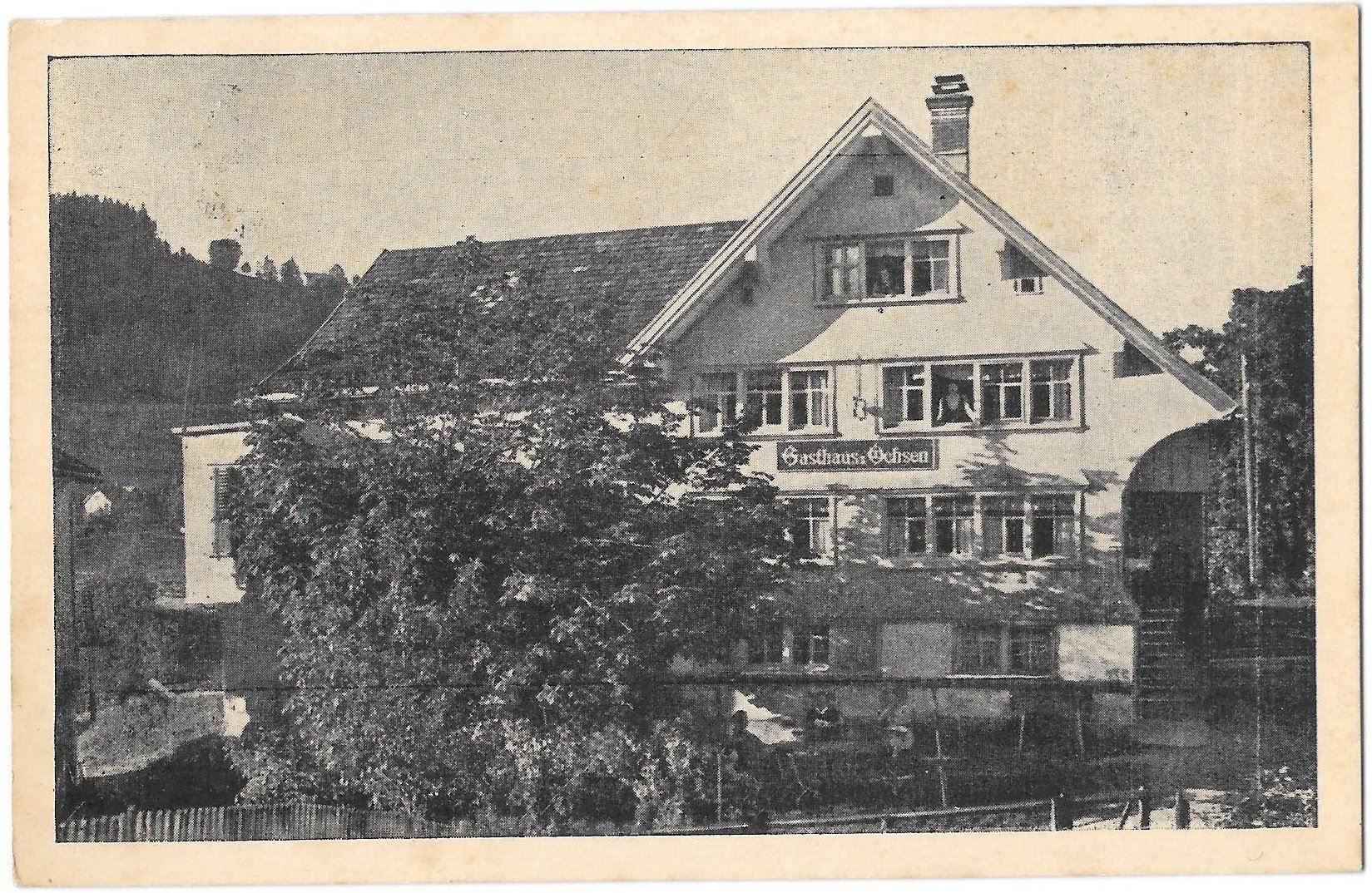 Cartoline postali: Grub Gasthaus zum Ochsen – Usato da Olten venduto da clotaldi
