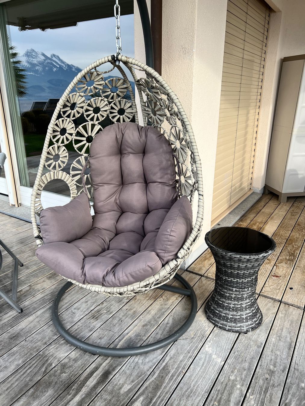 Hängesessel mit Ständer, für Balkon/Garten (Gebraucht) in Weggis für CHF 85 – nur Abholung auf Ricardo kaufen
