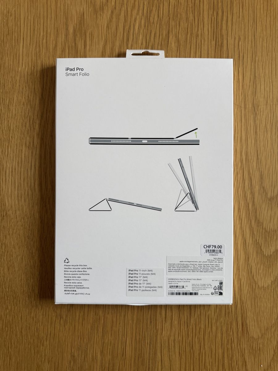 Apple Covers & Borse: iPad Pro Smart Folio Black, 11-inch (M4) – Nuovo (secondo la descrizione) da Basel venduto da domu.xyz 4