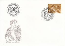 1983-94 109-111 BIT Arbeitsamt Genève 3 FDC